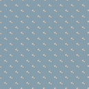 Offset Heart Fabric - Blue - ineedfabric.com