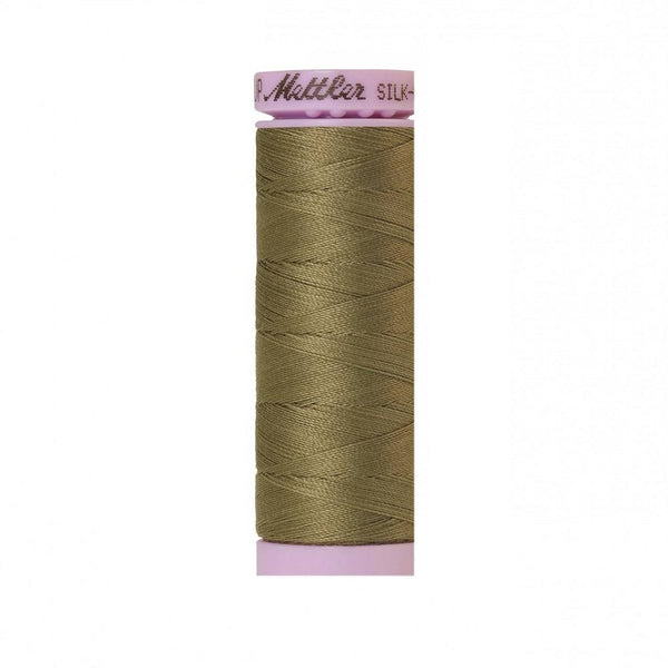 Olive Drab Silk-Finish 50wt Solid Cotton Thread - 164yd - ineedfabric.com