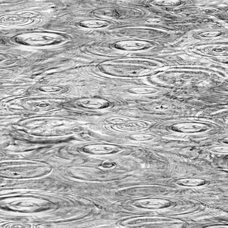 Open Air Raindrops On Water Fabric - ineedfabric.com