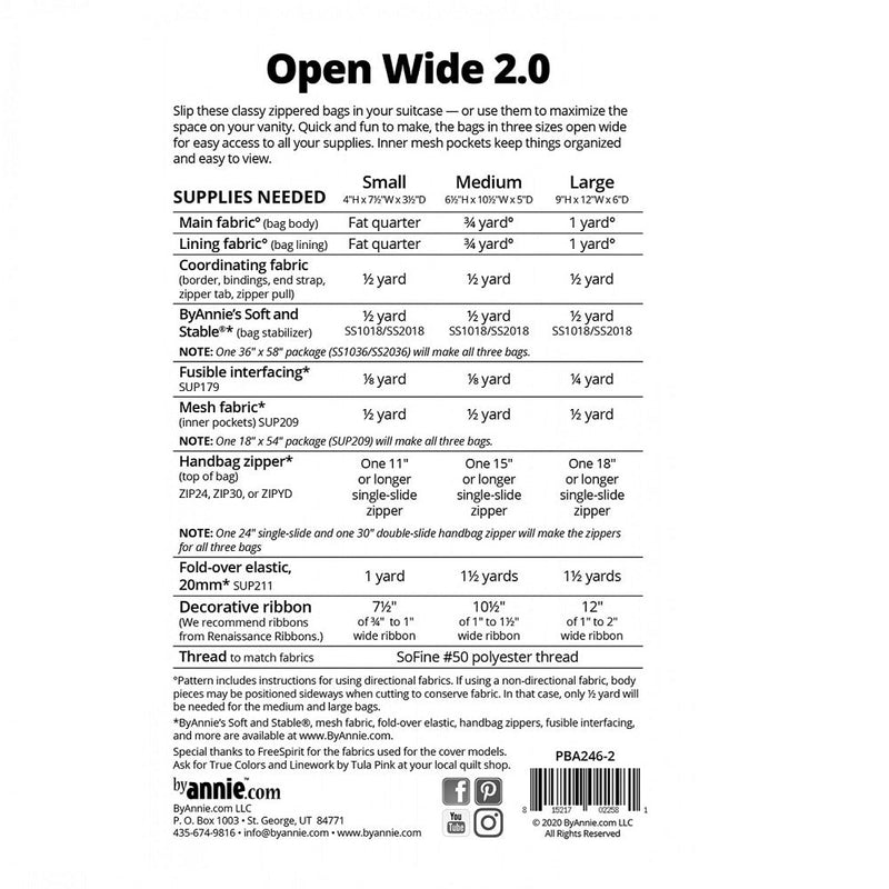 Open Wide 2.0 Pattern - ineedfabric.com