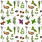 Organic Seasonings Fabric - White - ineedfabric.com