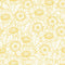 Outlined Sunflower Fabric - Yellow - ineedfabric.com
