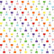 Over the Rainbow Hearts and Dots Fabric - ineedfabric.com