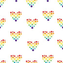 Over the Rainbow Hearts Fabric - ineedfabric.com