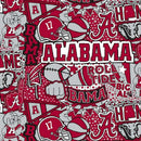 Packed Alabama College Fabric - ineedfabric.com