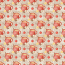 Packed Apple Cider on Tartan Plaid Fabric - Beige - ineedfabric.com