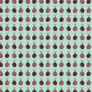 Packed Balls Of Yarn With Needles Fabric - Aqua - ineedfabric.com