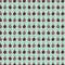 Packed Balls Of Yarn With Needles Fabric - Aqua - ineedfabric.com