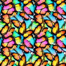 Packed Butterflies Fabric - Multi - ineedfabric.com