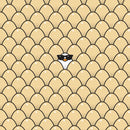 Packed Chickens and Eggs Fabric - Tan - ineedfabric.com