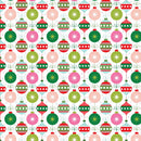 Packed Christmas Ornament Fabric - Multi - ineedfabric.com
