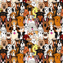 Packed Dog Days Fabric - Multi - ineedfabric.com