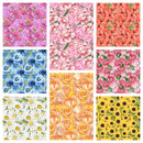 Packed Flowers Charm Pack - 8 Pieces - ineedfabric.com