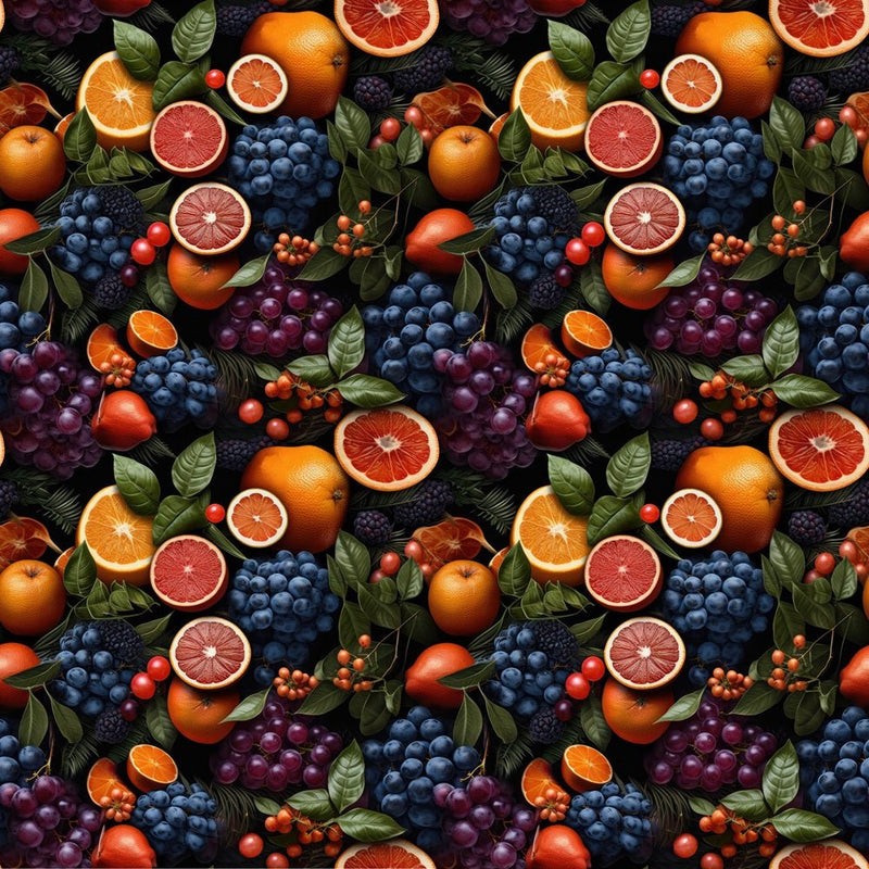 Packed Fresh Fruit Fabric - ineedfabric.com
