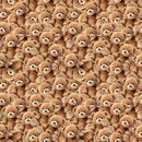 Packed Fuzzy Teddy Bear Fabric - ineedfabric.com