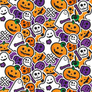 Packed Halloween Elements Fabric - ineedfabric.com