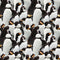 Packed Penguins Fabric - ineedfabric.com