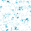 Paint Splatter Fabric - Cerulean Blue - ineedfabric.com