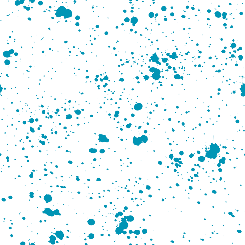 Paint Splatter Fabric - Cerulean Blue - ineedfabric.com