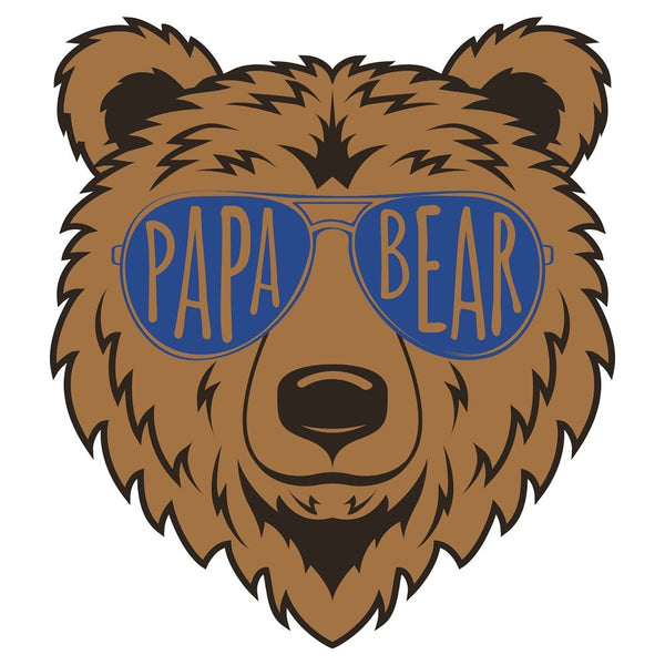 Papa Bear Fabric Panel - ineedfabric.com