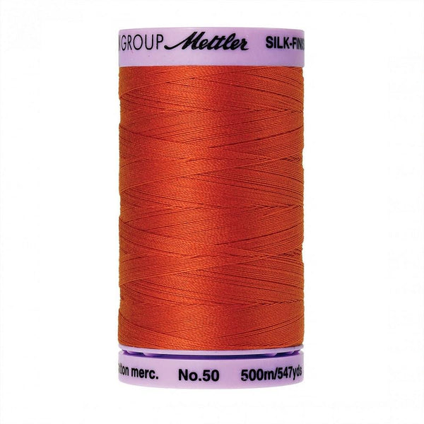 Paprika Silk-Finish 50wt Solid Cotton Thread - 547yds - ineedfabric.com