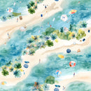 Paradise Beach Pattern 7 Fabric - ineedfabric.com