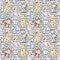 Pastel Baby Animals Fabric - ineedfabric.com