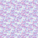 Pastel Camouflage Fabric - Purple/Blue - ineedfabric.com