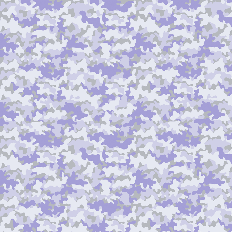 Pastel Camouflage Fabric - Purple/Gray –