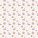 Pastel Disco Elements Fabric - ineedfabric.com