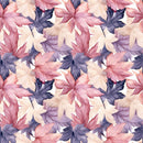 Pastel Leaves Fabric - ineedfabric.com