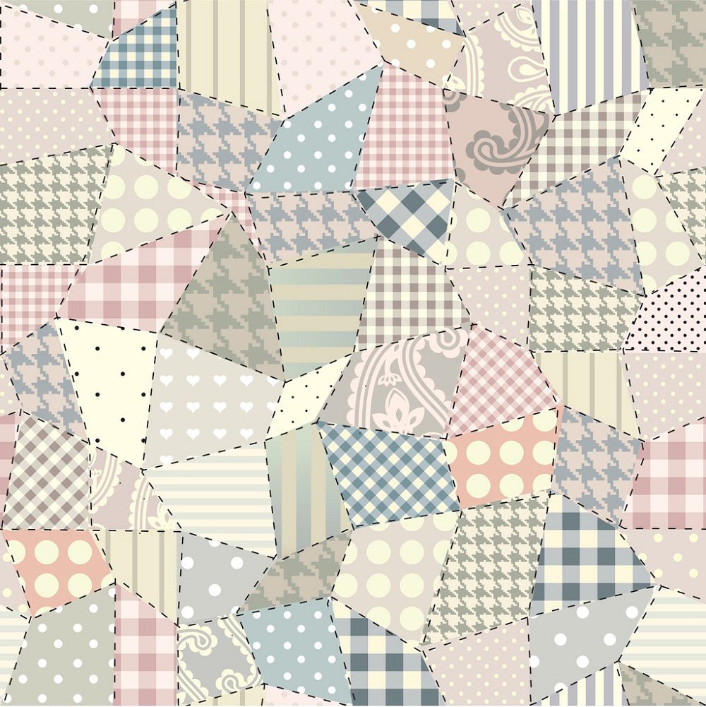 Pastel Quilt Pattern Fabric – ineedfabric.com