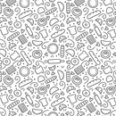 Pastry Doodles Fabric - ineedfabric.com