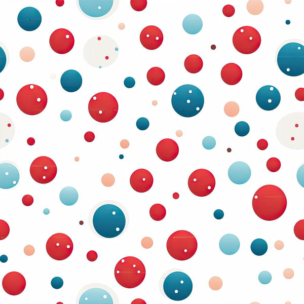 Patriotic Bubbles & Speckle Fabric - ineedfabric.com
