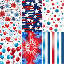 Patriotic Burst Fat Quarter Bundle - 7 Pieces - ineedfabric.com