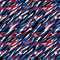 Patriotic Camouflage & Stars Fabric - Black - ineedfabric.com