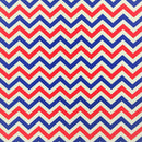 Patriotic Chevron Stripes Fabric - ineedfabric.com