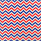 Patriotic Chevron Stripes Fabric - ineedfabric.com
