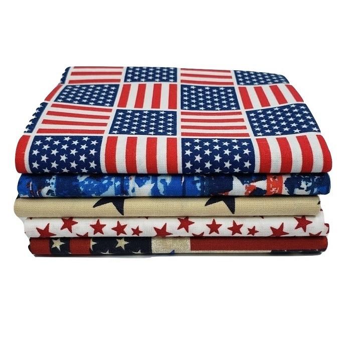 Patriotic Fat Quarter Bundle - 5pk - ineedfabric.com