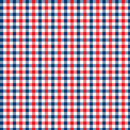 Patriotic Gingham Stripes Fabric - Multi - ineedfabric.com