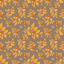 Patterned Floral Fabric - Brown - ineedfabric.com
