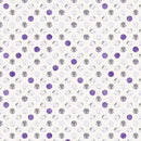 Patterned Polka Dots Fabric - Cream - ineedfabric.com