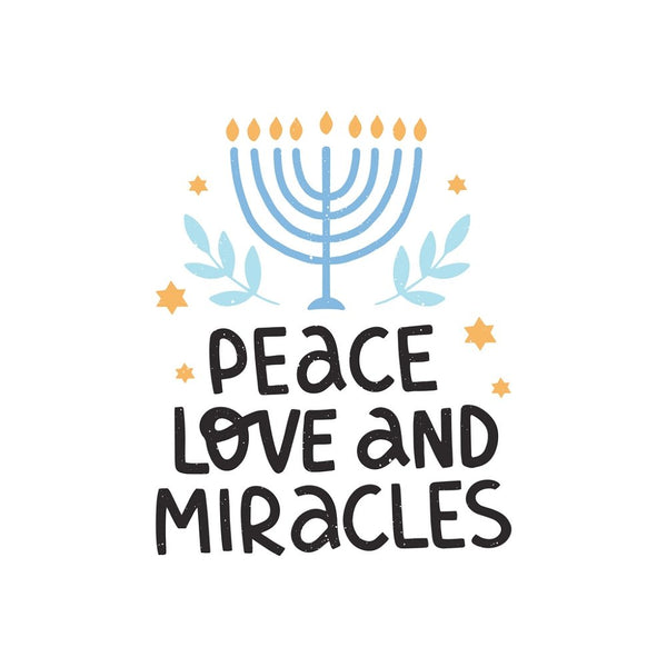 Peace Love & Miracles Fabric Panel - ineedfabric.com