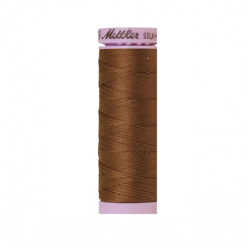 Pecan Silk-Finish 50wt Solid Cotton Thread - 164yd - ineedfabric.com