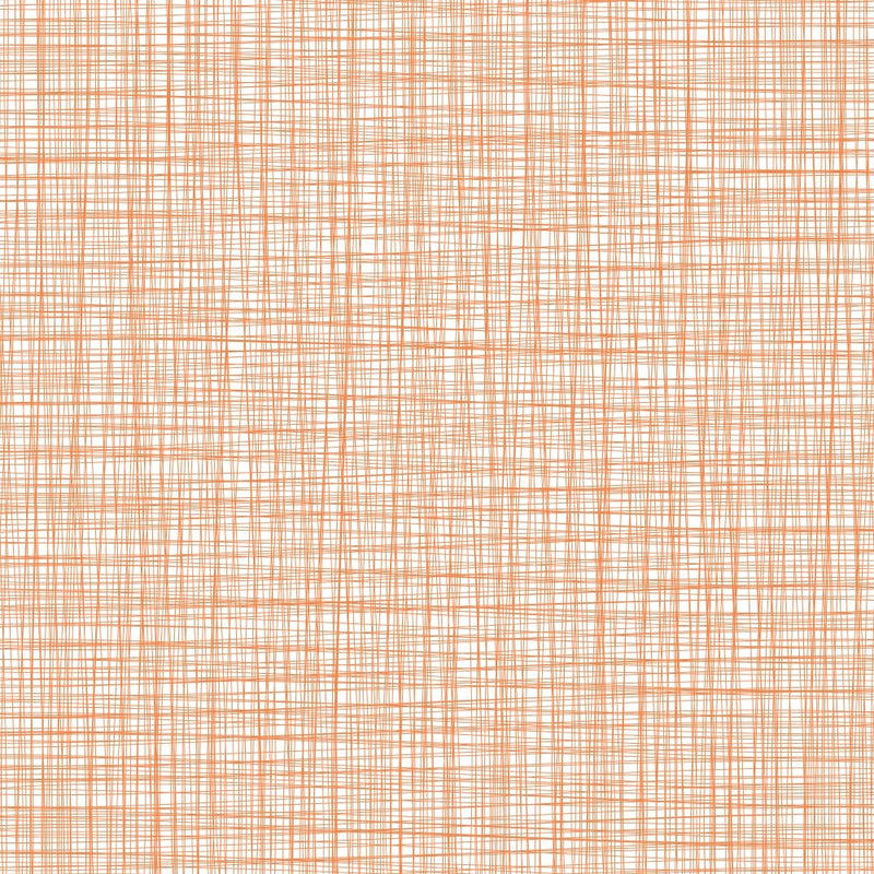 Pencil Hatching Fabric - Soft Orange - ineedfabric.com