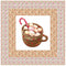 Peppermint Hot Chocolate with Cookies Wall Hanging 42" x 42" - ineedfabric.com