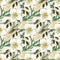 Pine Branches Pattern #5 Fabric - ineedfabric.com