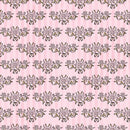 Pink and Gold Steampunk Floral Fabric - ineedfabric.com