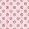 Pink and Gold Steampunk Gear Fabric - ineedfabric.com