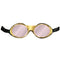 Pink and Gold Steampunk Goggles Fabric Panel - ineedfabric.com